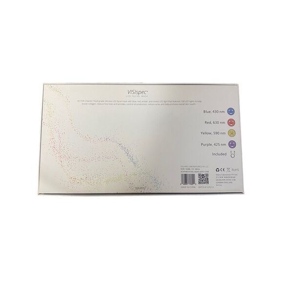 Solaris Laboratories NY VISIspec LED Facial Mask 4 Color Therapy (READ) - Picture 3 of 11